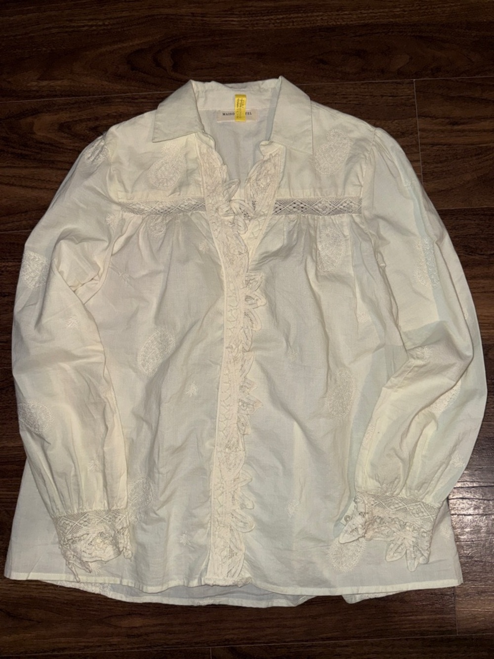 Madison Hotel Button Up Blouse - Picture 2 of 5
